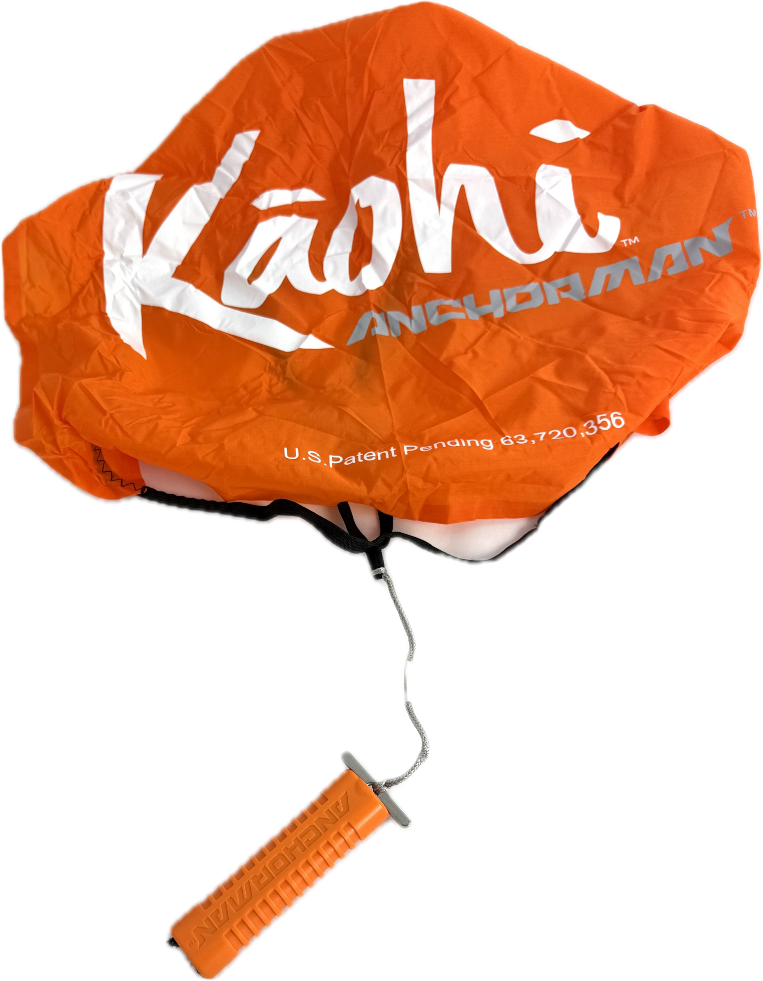 Anchorman by Kaohi wing foil harness quick release leash foiling downwinding down wind SUP ocean safety paddle board hook foilboard foiling BRM kite parawing maliko Kaa Maui accessories sea anchor chute racing