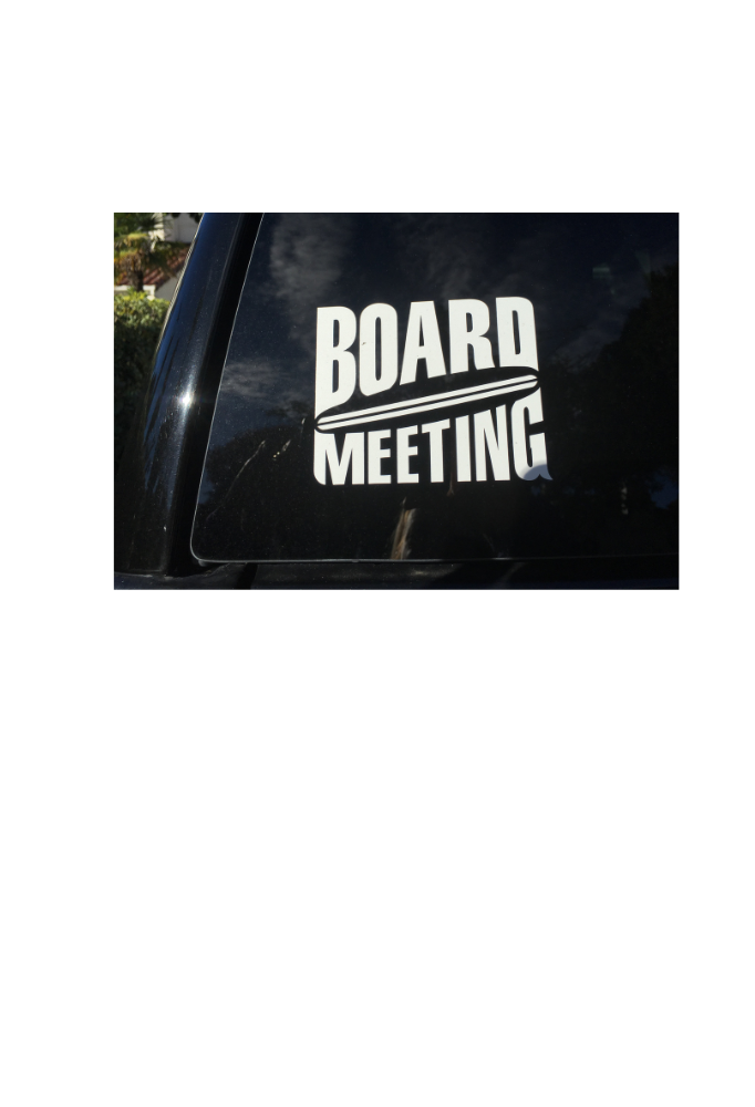 Board Meeting™ USA Transfer Sticker