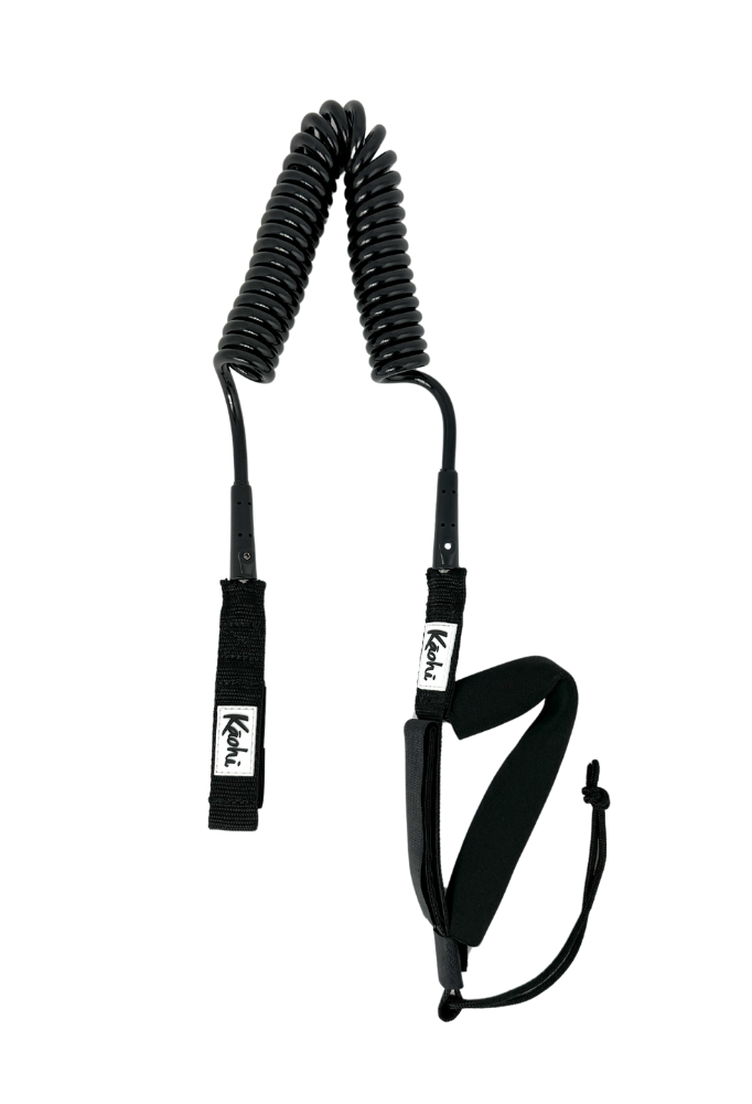 harness leash waist belt sup wing wing foil leash double coil prone ankle calf cuff surfing hydro foil downwind kaohi anchorman