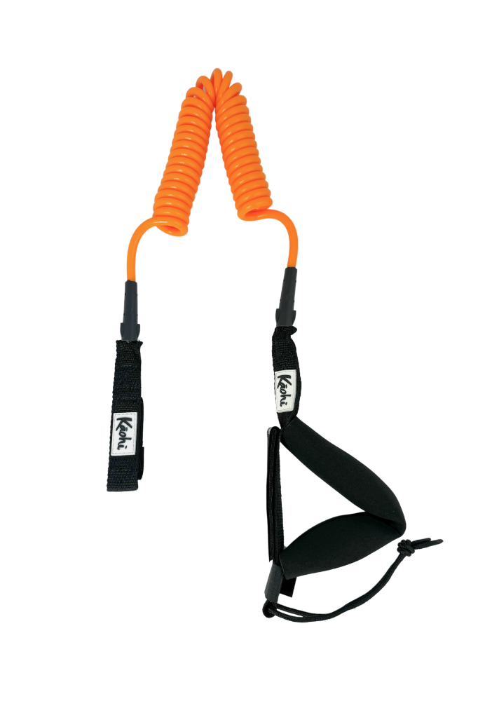 harness leash waist belt sup wing wing foil leash double coil prone ankle calf cuff surfing hydro foil downwind kaohi anchorman