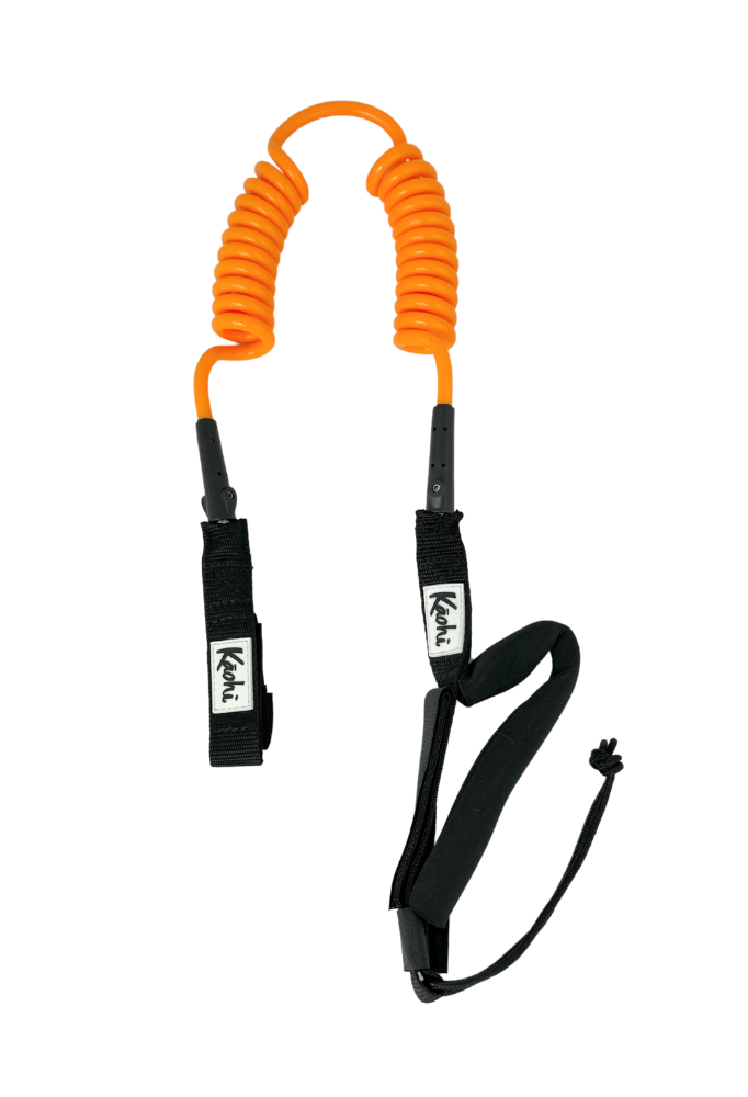 harness leash waist belt sup wing wing foil leash double coil prone ankle calf cuff surfing hydro foil downwind kaohi anchorman