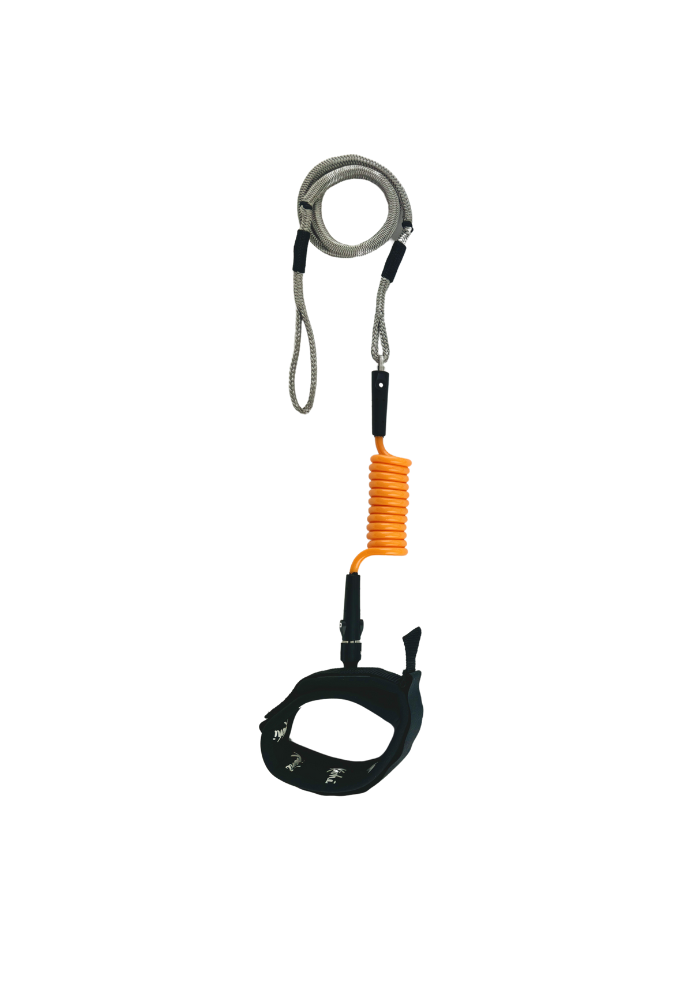 INVIZ Leash XL - Hybrid for Downwind Foiling - 45" Dyneema Cord