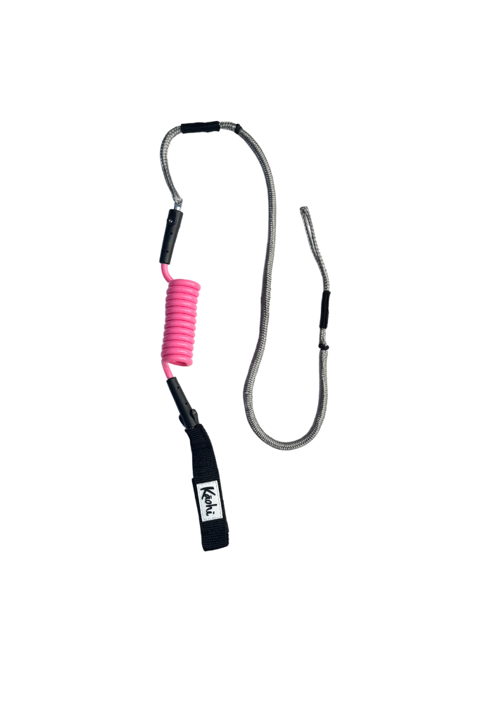 INVIZ Leash XL - Hybrid for Downwind Foiling - 45" Dyneema Cord