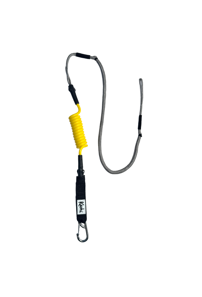 INVIZ Leash XL - Hybrid for Downwind Foiling - 45" Dyneema Cord