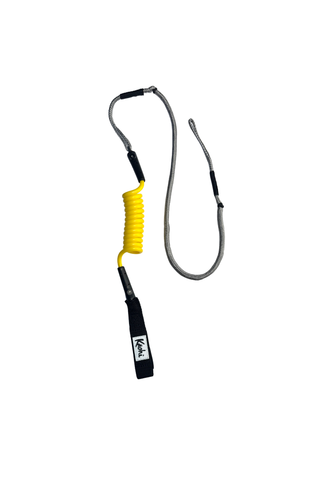 INVIZ Leash XL - Hybrid for Downwind Foiling - 45" Dyneema Cord