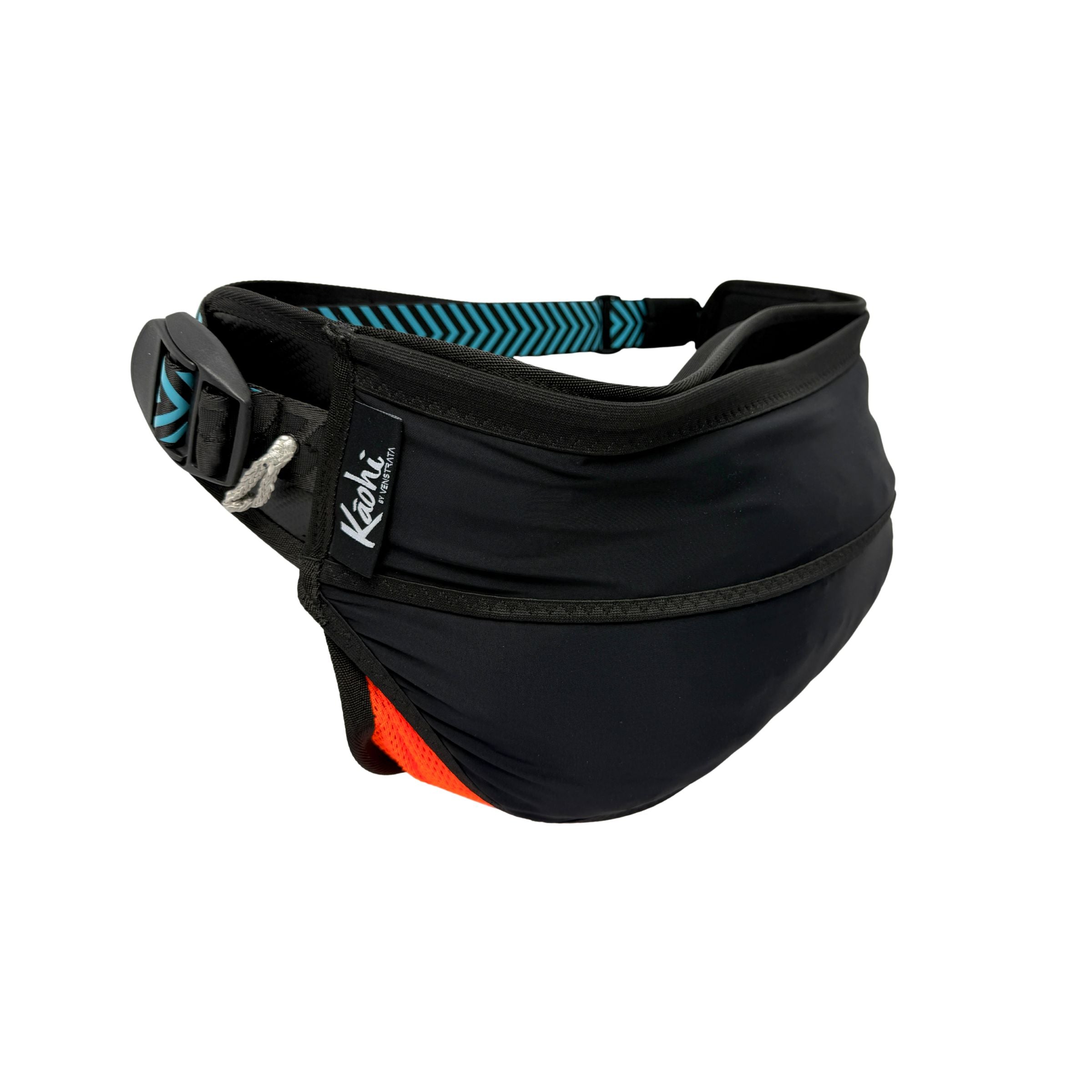 Parawing harness pouch with hook foil foiling spandex neoprene down wind safety gear dyneema loop leash connections high strength buckle silicone waist belt wind wing
