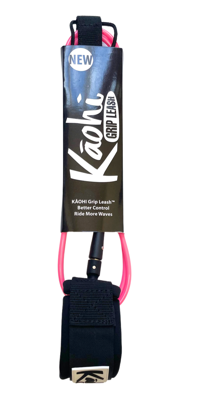 Kaohi Surf foil leash 4 5 6 foot 5.5mm 7mm ankle calf cuff straight surfing board boarding pink comp
