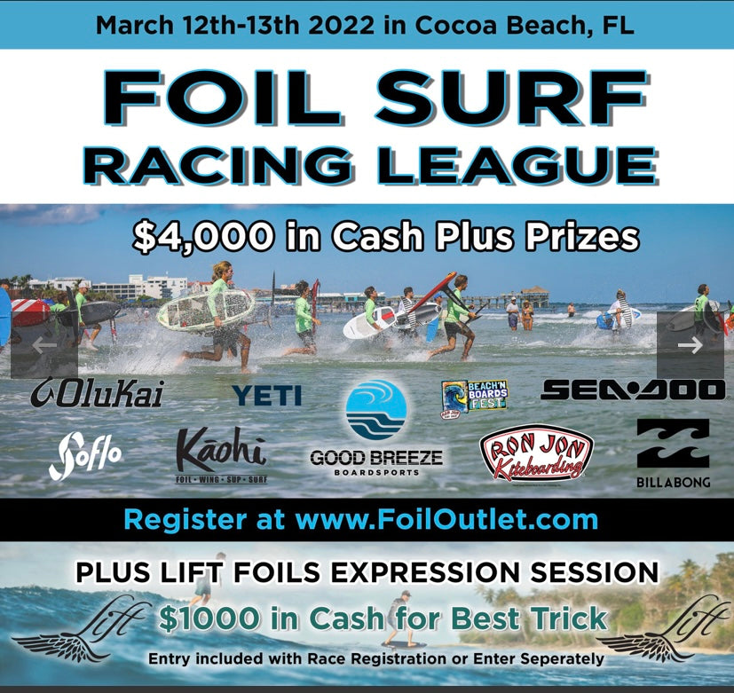 Foil Surf Racing League - Cocoa Beach FL