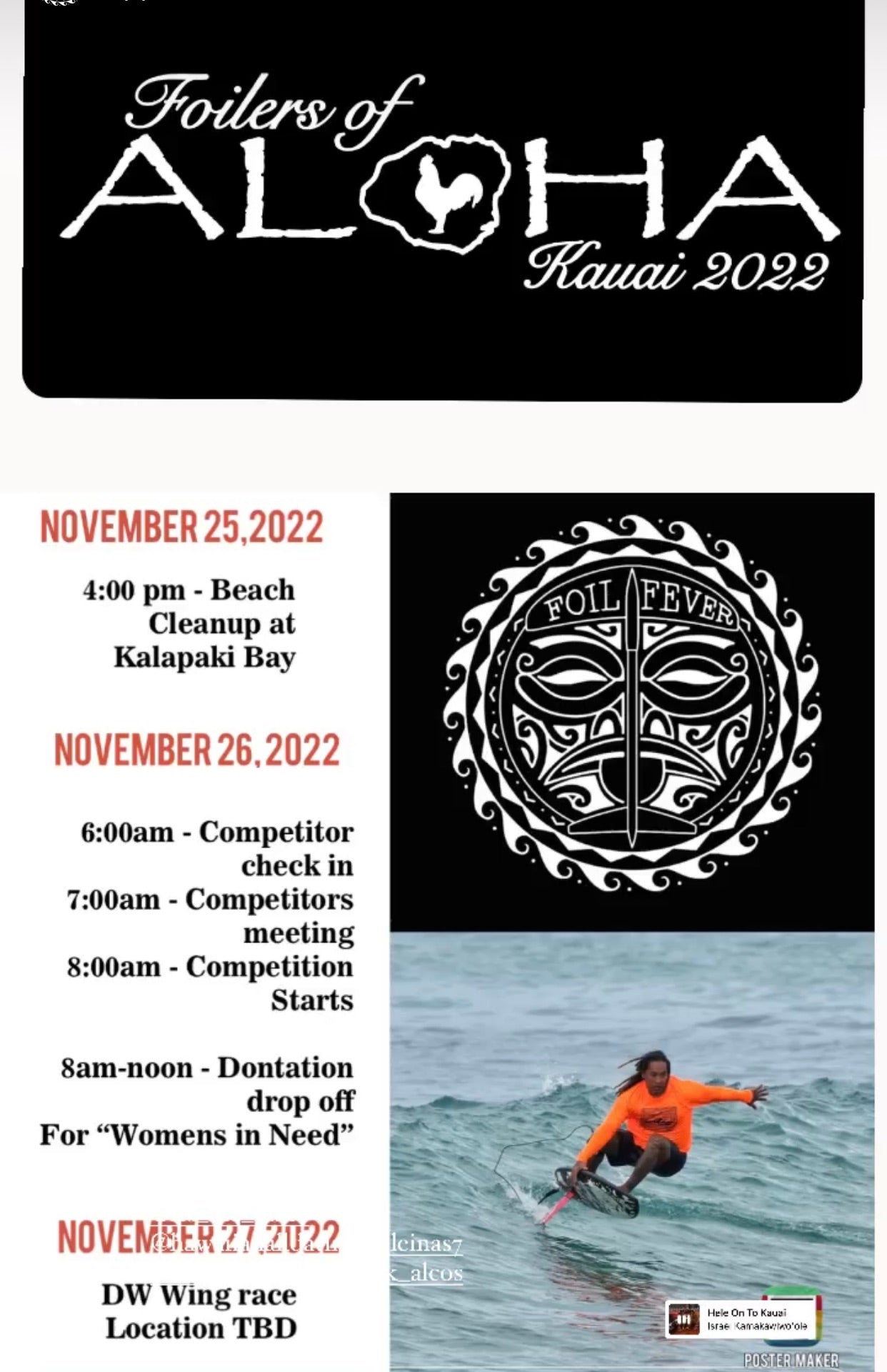 Foilers of Aloha Classic 2022 - Kauai