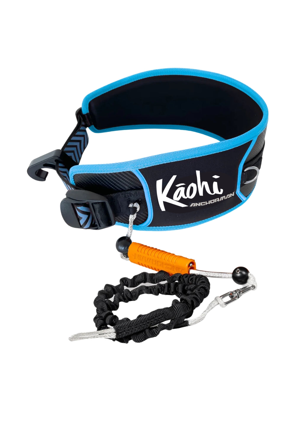 Anchorman by Kaohi wing foil harness quick release leash foiling downwinding down wind SUP ocean safety paddle board hook foilboard foiling BRM kite parawing maliko Kaa Maui accessories sea anchor chute racing