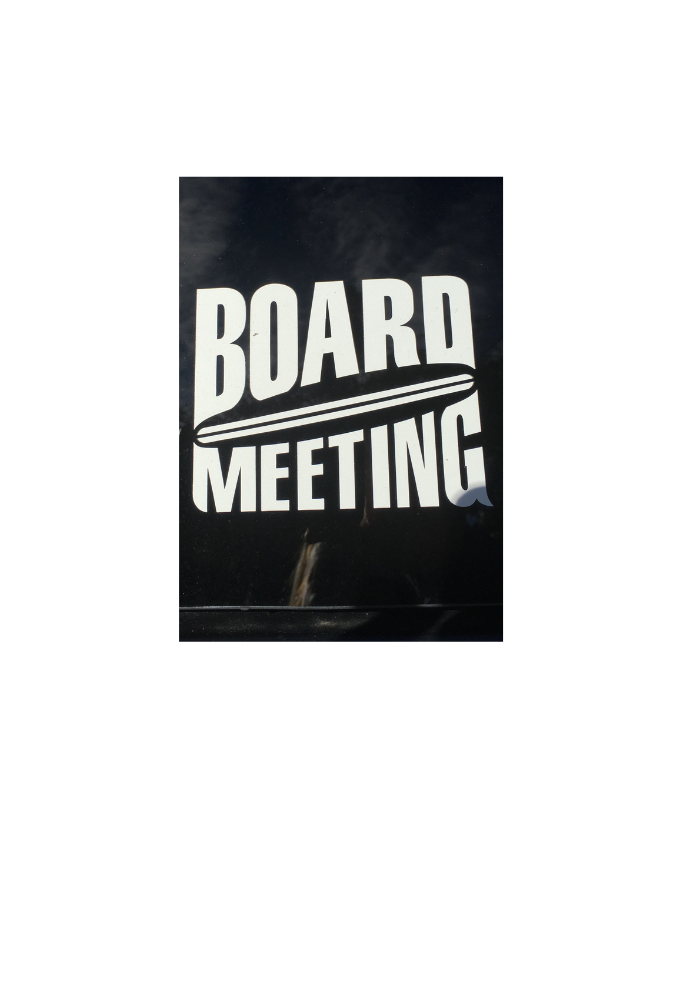 Board Meeting™ Transfer Sticker