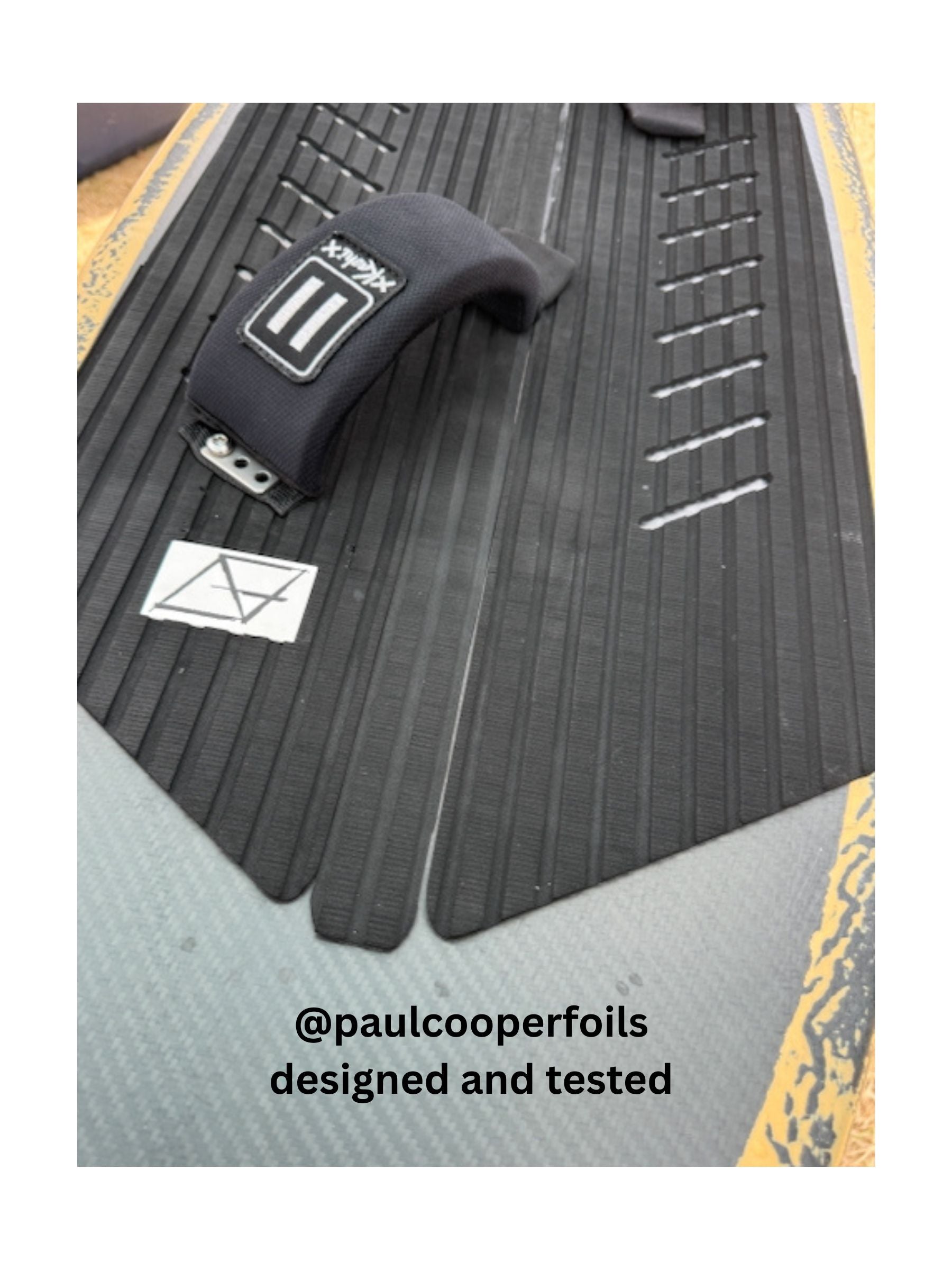 one by one foiling foot straps by Paul Cooper and Kaohi Leash wing wind surf tow parawing downwind wake foil assist drive  foil board high quality strong design designed in Hawaii